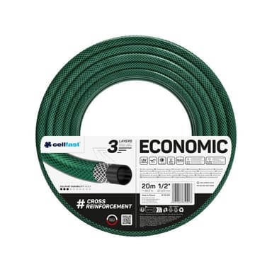 3-vrstvová záhradná hadica ECONOMIC 1/2" 25m