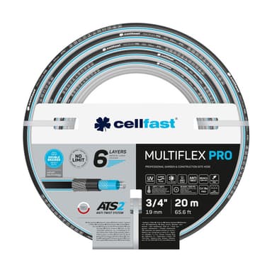6-vrstvová záhradná hadica MULTIFLEX ATSV 1/2" 50m