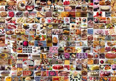 Grafika - Puzzle Collage - Cake - 1500 dielov