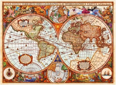 Grafika - Puzzle World's map - 3000 dielov