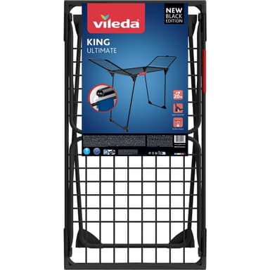 King sušiak na bieliz. 20m čierny VILEDA