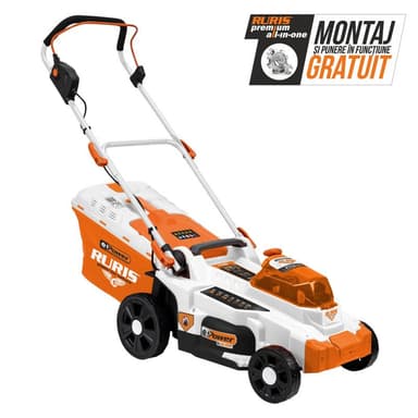 RURIS aku kosačka 3744e bez batérie a nabíjačky